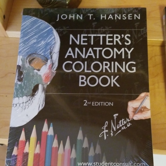 New with wrap! NETTER'S Anatomy Coloring Book - Picture 1 of 3